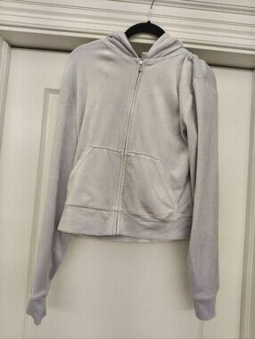 H&M Light Lavender Zip-Up Hoodie